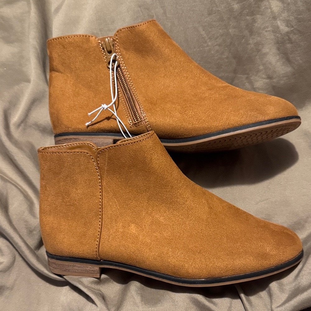 Cat & Jack Women's Brown Ankle Booties